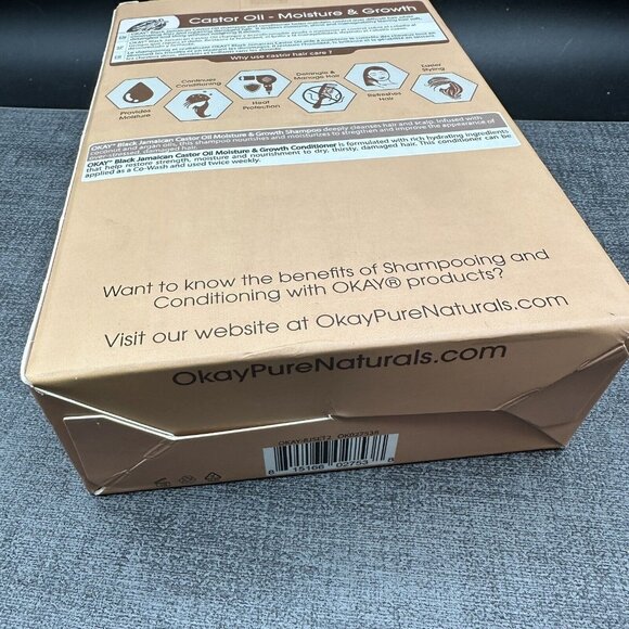 Black Jamaican Castor Oil Shampoo+Conditioner All Hair Types & Textures Repair - Picture 9 of 12